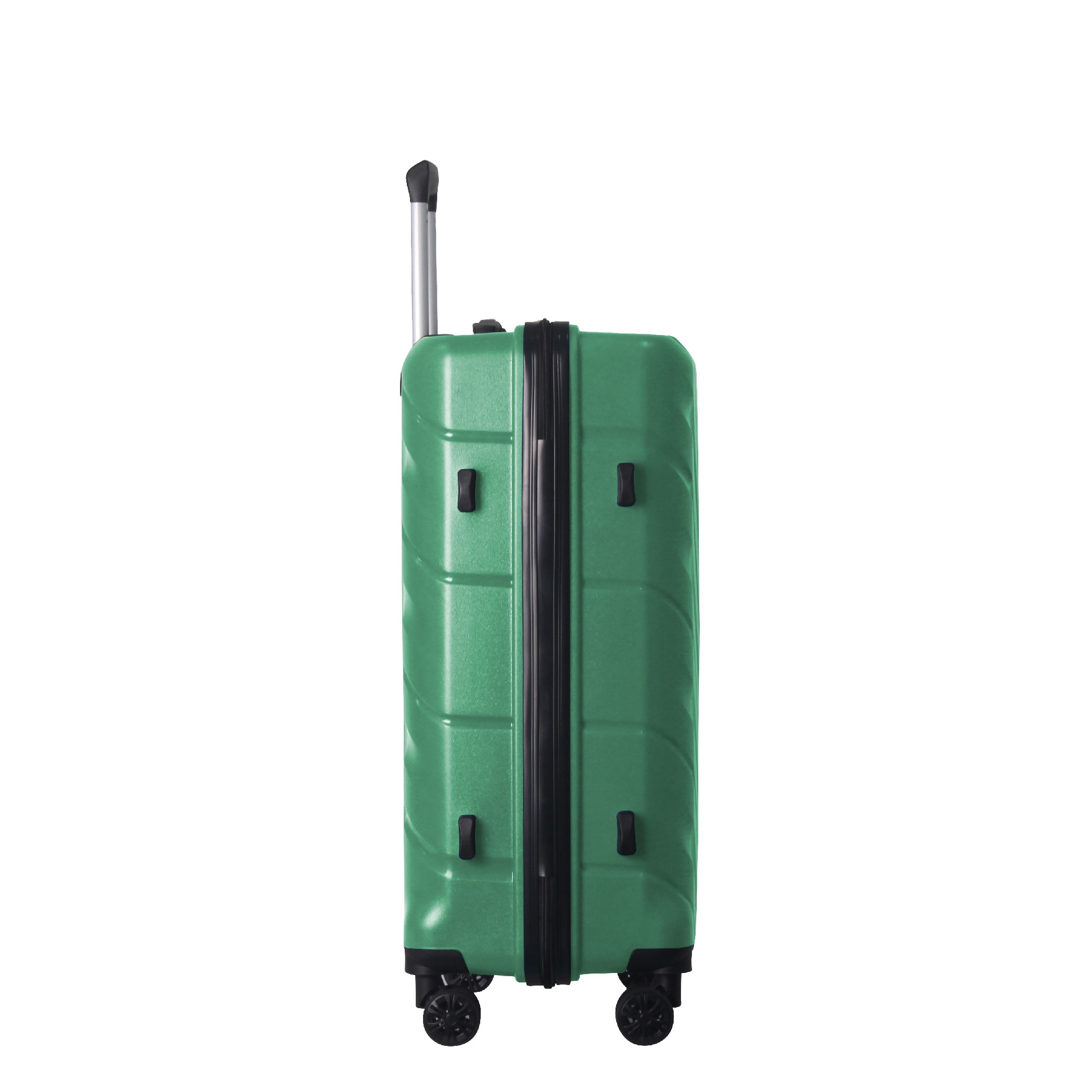 3-Piece Luggage Sets (20", 24", 28"), Suitcase With Wheels, Hardside Suitcase With Four Spinner Wheels And Scratch-Resistant Surface, Green_voghion.com